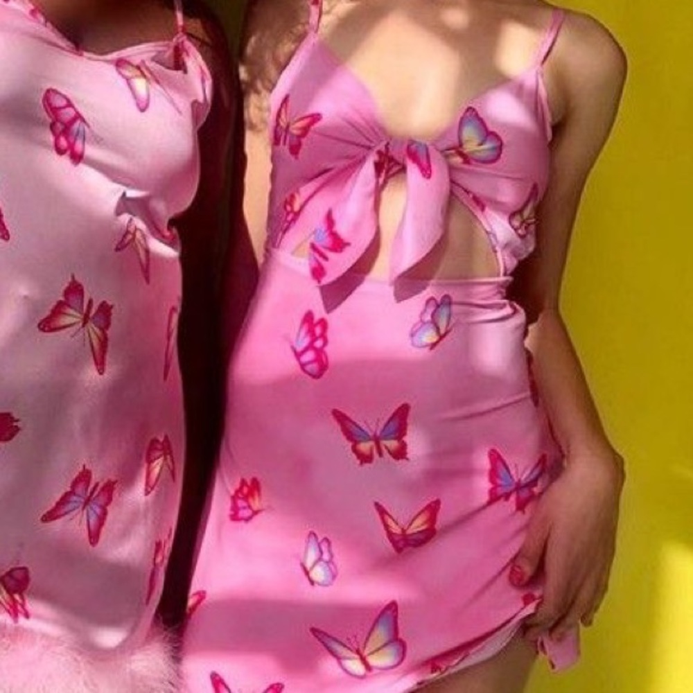 Sugar Thrillz Butterfly Mini Dress - Picture 6 of 6